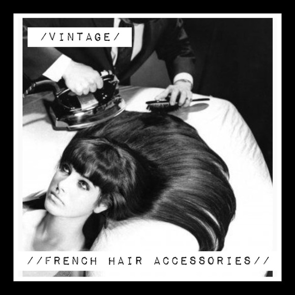 Vintage French Hair Accessories Barrettes Hair Clips Headbands Combs NEW Unworn - Picture 1 of 2